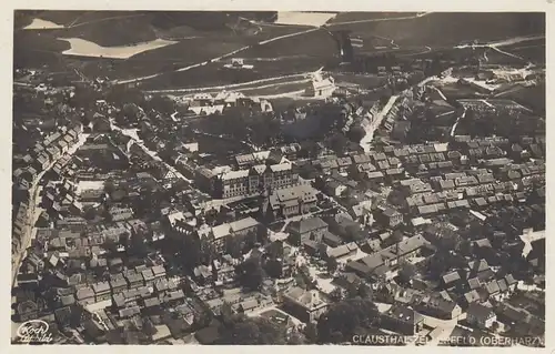 Clausthal-Zellerfeld, Oberharz, Luftbild gl1930 G2350