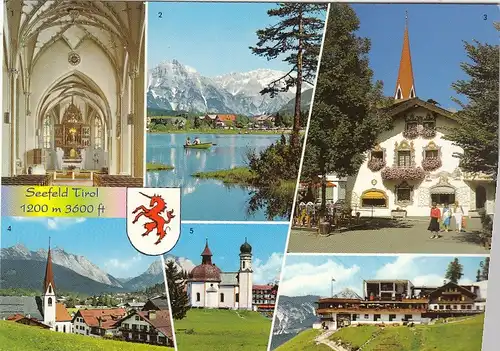 Seefeld, Tirol, Mehrbildkarte ngl G0853