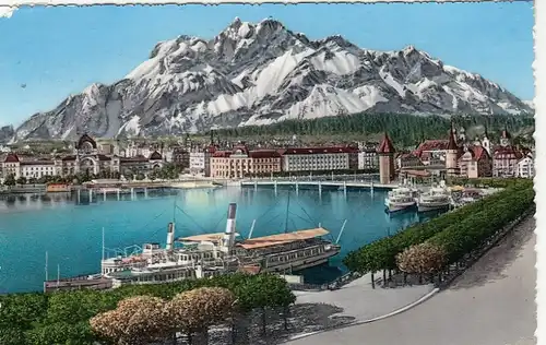 Luzern mit Pilatus gl1954? G0878