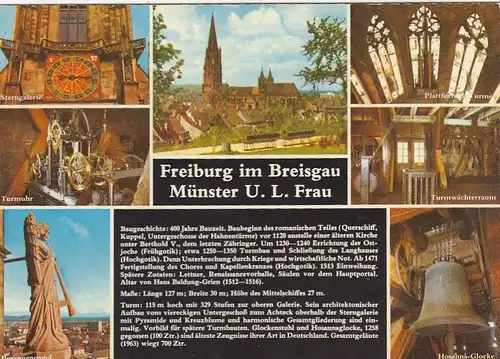 Freiburg i.Breisgau, Mehrbildkarte ngl G3651