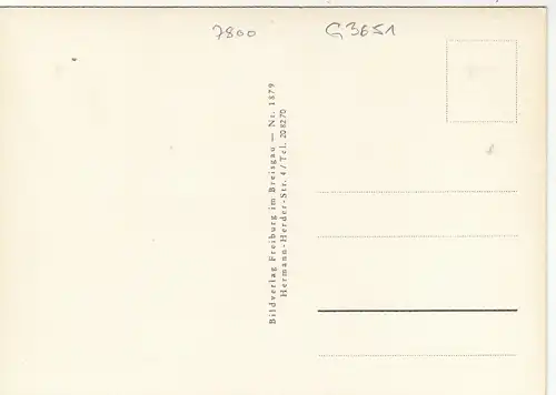 Freiburg i.Breisgau, Mehrbildkarte ngl G3651
