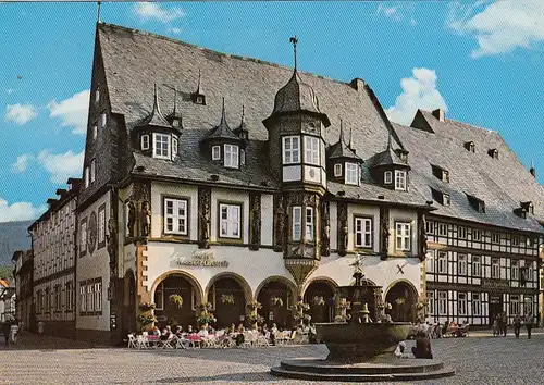 Goslar, Harz, Marktplatz mit Hotel Kaiserworth gl1982? G2397