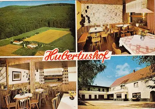 Eisenbach i.T., Gasthof "Hubertushof", Mehrbildkarte gl1971 G5444