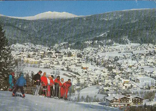 Bodenmais (Bayrischer Wald) Panorama bei Schnee mit Gr.Arber gl1988 G5469