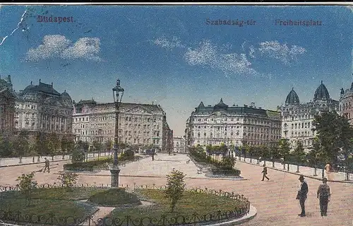 Budapest, Freiheitsplatz glum 1920? G0320