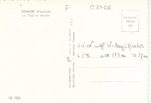 Orange (Vaucluse), Le Théâtre romain ngl G3766