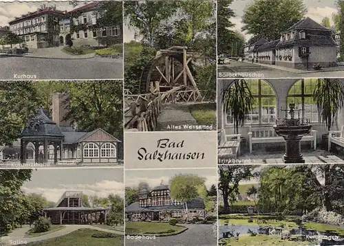 Bad Salzhausen, Mehrbildkarte gl1960 G5555