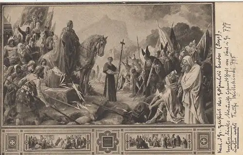 Goslar, Wislicenus: Karl der Große zerstört die Irmensäule ngl G2121