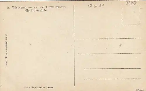 Goslar, Wislicenus: Karl der Große zerstört die Irmensäule ngl G2121