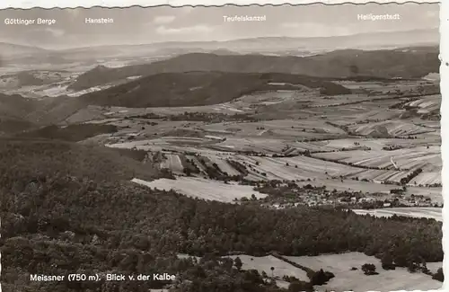 Meissner, Blick von der Kalbe gl1962 G2603