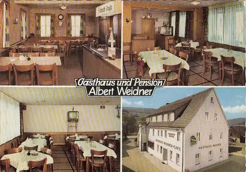 Kirchzell im Odenwald,Gasthaus Albert Weidner gl1969 G5591