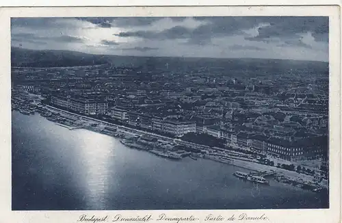 Budapest, Donau-Partie gl1922 G0315