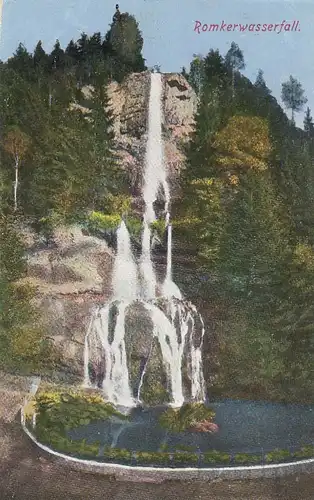 Der Romkerwasserfall im Okertal nahe Goslar gl1926 G2166