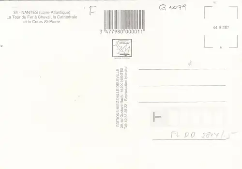 Nantes (Loire-Inférieur) Teilansicht ngl G1079
