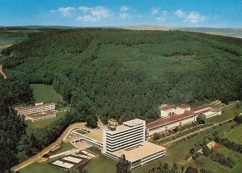 Höxter, Weser-Bergland, Weserbergland-Klinik, Luftbild gl1975 G5798