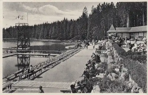 Hahnenklee-Bockswiese, Oberharz, Waldseebad gl1905 G2172