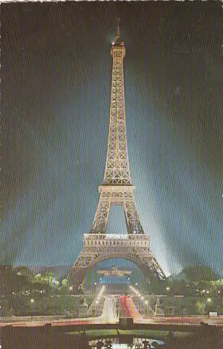 Paris, La Tour Eiffel vue de nuit gl1962 G3874