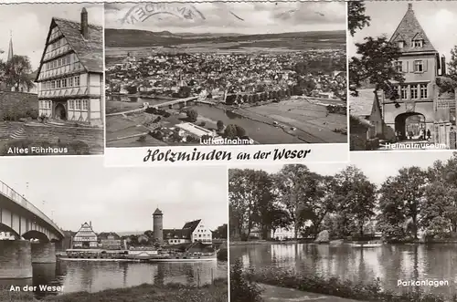 Holzminden, Weser, Mehrbildkarte gl1965 G2649