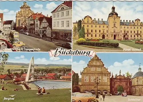 Bückeburg, Mehrbildkarte ngl G3108