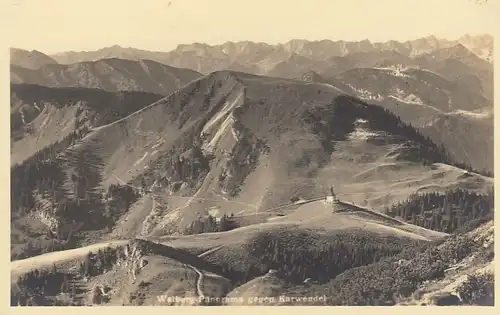 Walberg-Panorama gegen Karwendel ngl G0354