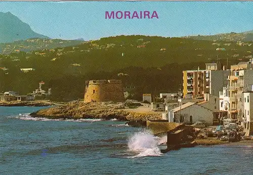 Moraira (Alicante) Mehrbildkarte gl1986 G3904