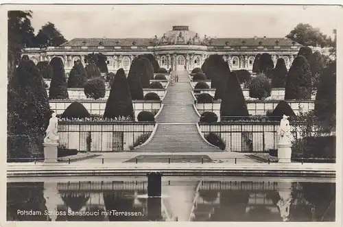 Potsdam. Schloss Sanssouci, Terrassen ngl G1114