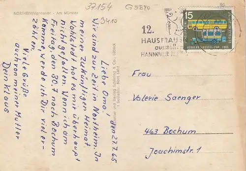 Northeim, Hann., Am Münster gl1965 G5840