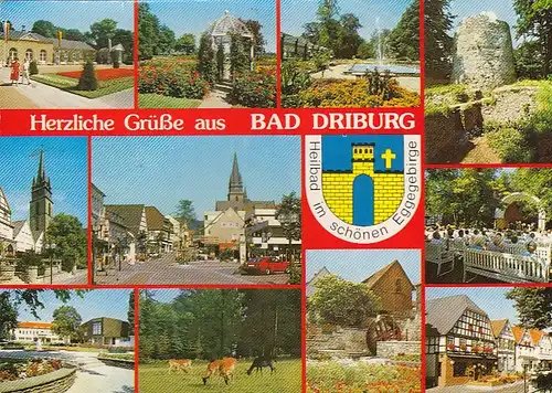 Bad Driburg, Mehrbildkarte gl1988 G2691
