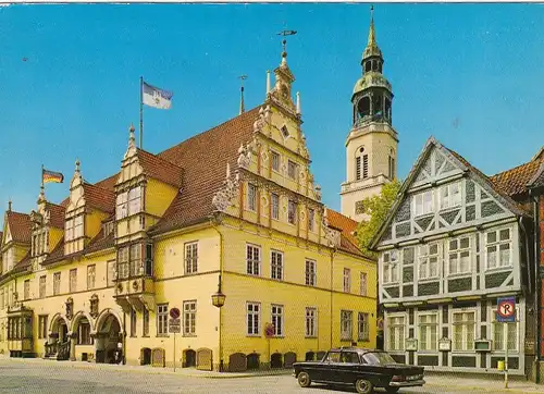 Celle, Rathaus und Stadtkirche gl1981 G3157