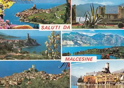 Lago di Garda, Malcesine, Mehrbildkarte ngl G0439