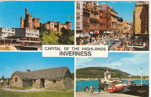 Inverness, Highlands, Mehrbildkarte glum 1970? G1130