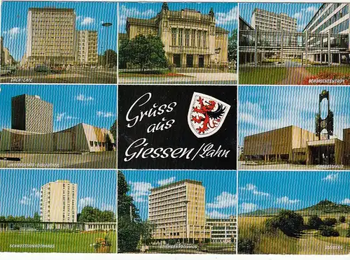 Gießen, Mehrbildkarte gl1972 G5864
