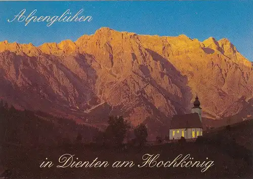 Dienten am Hochkönig, Alpenglühen ngl G1150