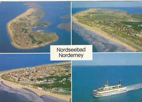 Nordseebad Norderney, Mehrbildkarte glum 1980? G2721