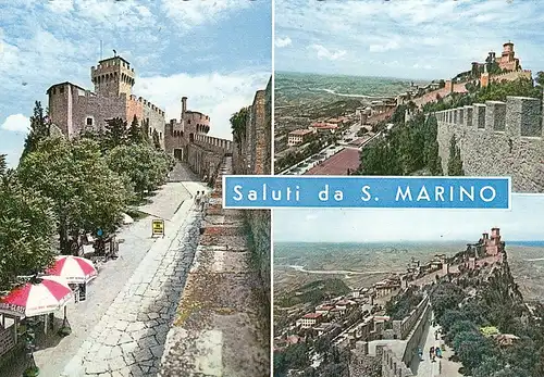 Saluti da San Marino, Mehrbildkarte ngl G0595