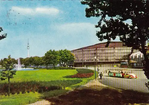 Dortmund, Fernsehturm und Westfalenhalle gl1968 G1175