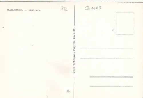 Makarska, Panorama ngl G1185