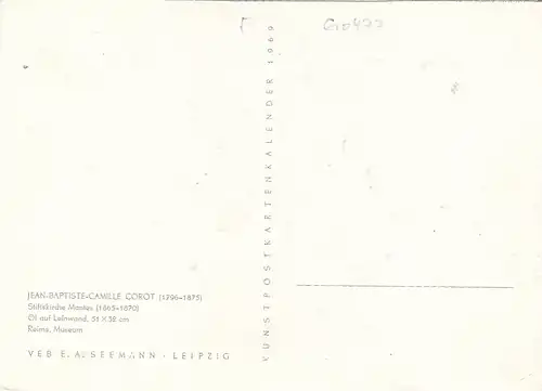 JEAN BAPTISTE-CAMILLE COROT, Stiftskirche in Mantes (Yvelines) ngl G0477