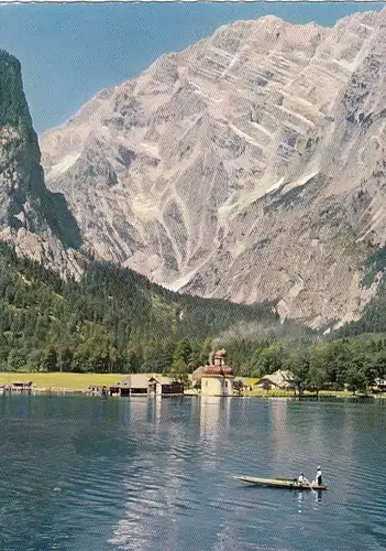 Königssee, St.Batholomä mit Watzmann Ostwand ngl G0615