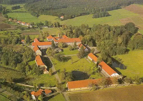 Warburg-Hardehausen, Kathol.Landvolkshochschule, Luftbild ngl G5932