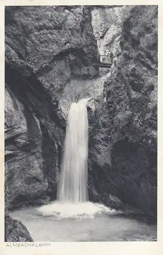 Almbachklamm bei Berchtesgaden ngl G4030