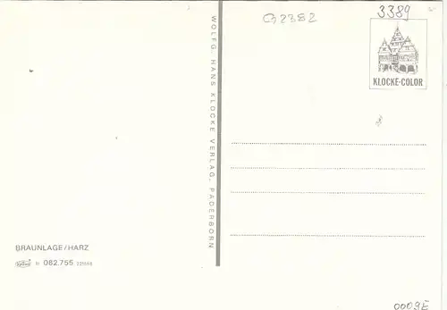 Braunlage/Oberharz, Mehrbildkarte ngl G2382