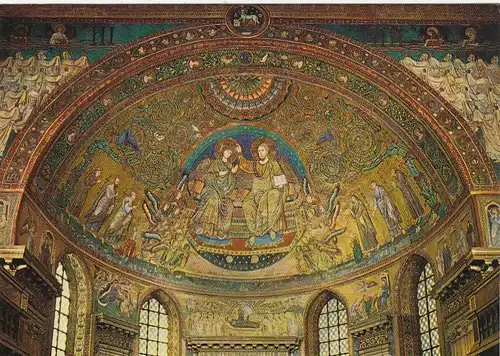 Roma, Basilica di S.Maria Maggiore, Mosaico dell'Abside ngl G0538