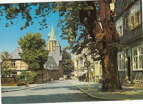 Goslar, Harz, Blick auf die Marktkirche ngl G2392