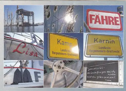 Fähre Kamp - Karnin, Mehrbildkarte ngl G4134