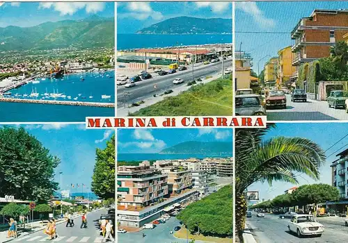 Marina di Carrara, Mehrbildkarte gl1972 G1403