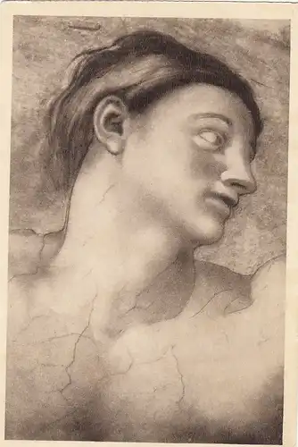 MICHELANGELO BUONAROTTI Kopf des Adam ngl G4209