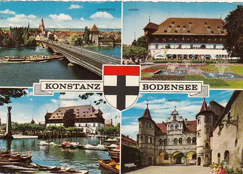 Insel Mainau im Bodensee, Mehrbildkarte glum 1970? G4215