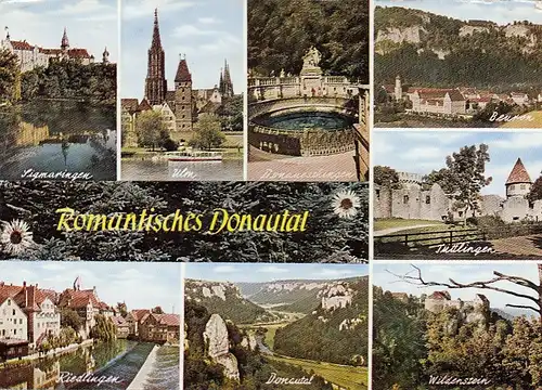 Romantisches Donautal, Mehrbildkarte ngl G1432