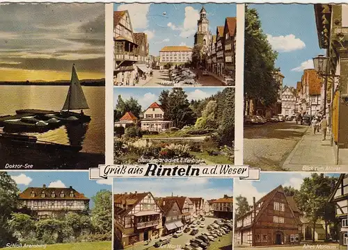 Rinteln (Weser), Mehrbildkarte gl1969 G6113
